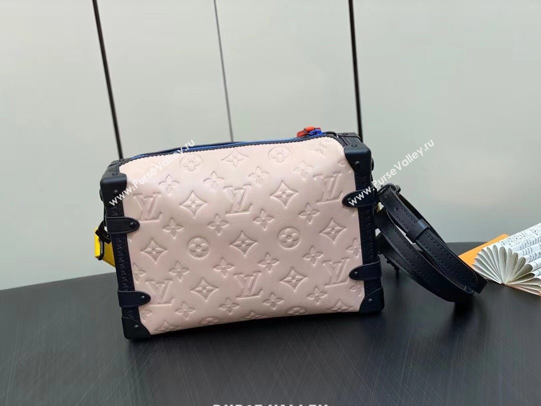 Louis Vuitton Side Trunk Bag Pink/Yellow/Black 2023 (weijian-23101940)
