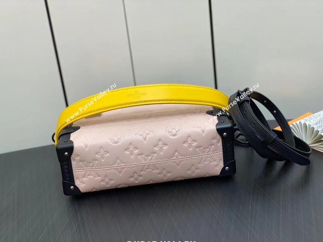 Louis Vuitton Side Trunk Bag Pink/Yellow/Black 2023 (weijian-23101940)