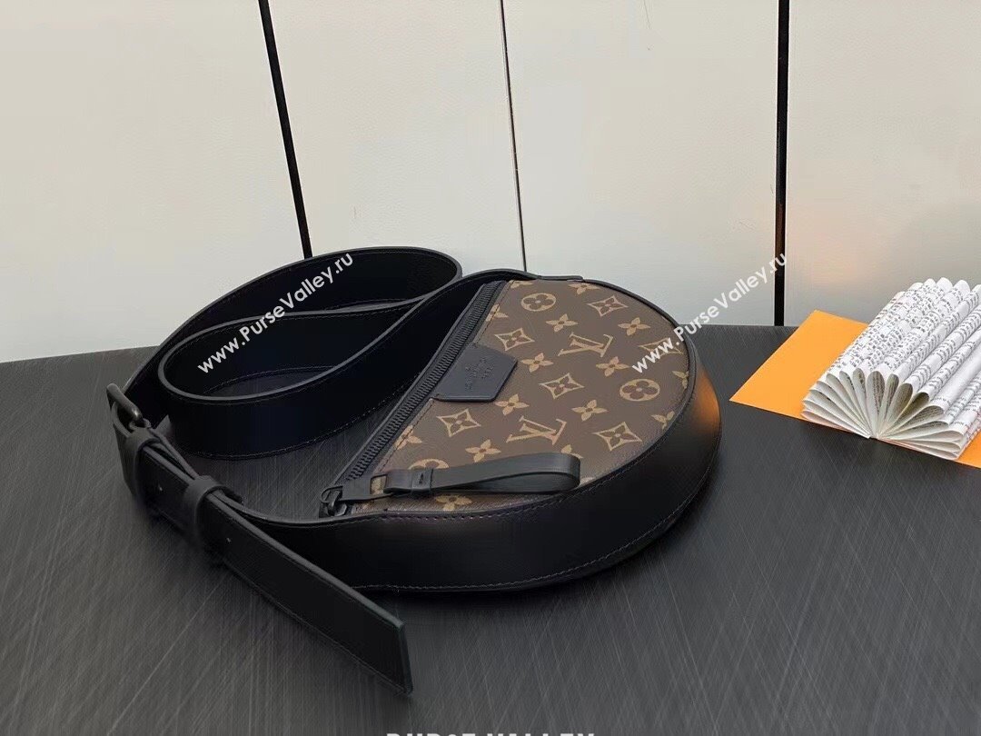 Louis Vuitton Monogram Canvas LV Moon Crossbody Bag M23835 Brown 2023 (weijian-23101921)