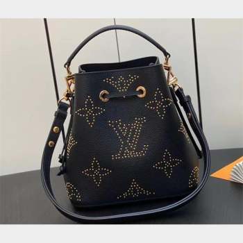Louis Vuitton Monogram Empreinte Néonoé BB Bag M46734 Studs Black 2023 (weijian-23101903)