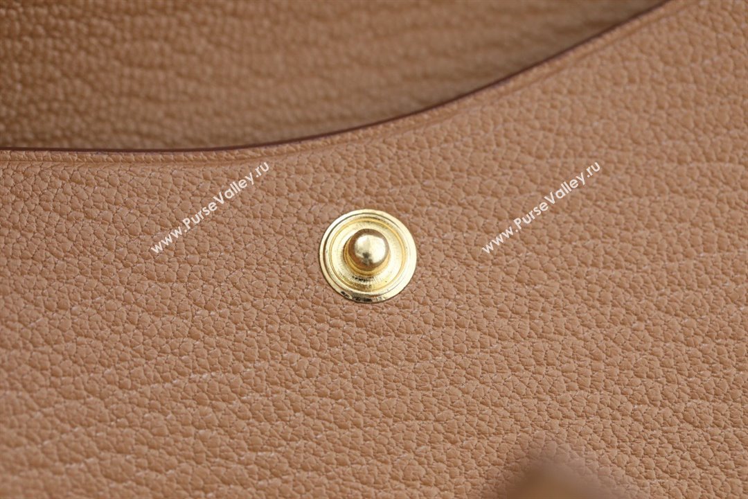 Hermes bearn mini wallet in mysore leather quebracho with gold hardware handmade(original quality) (ayan-240105-04)