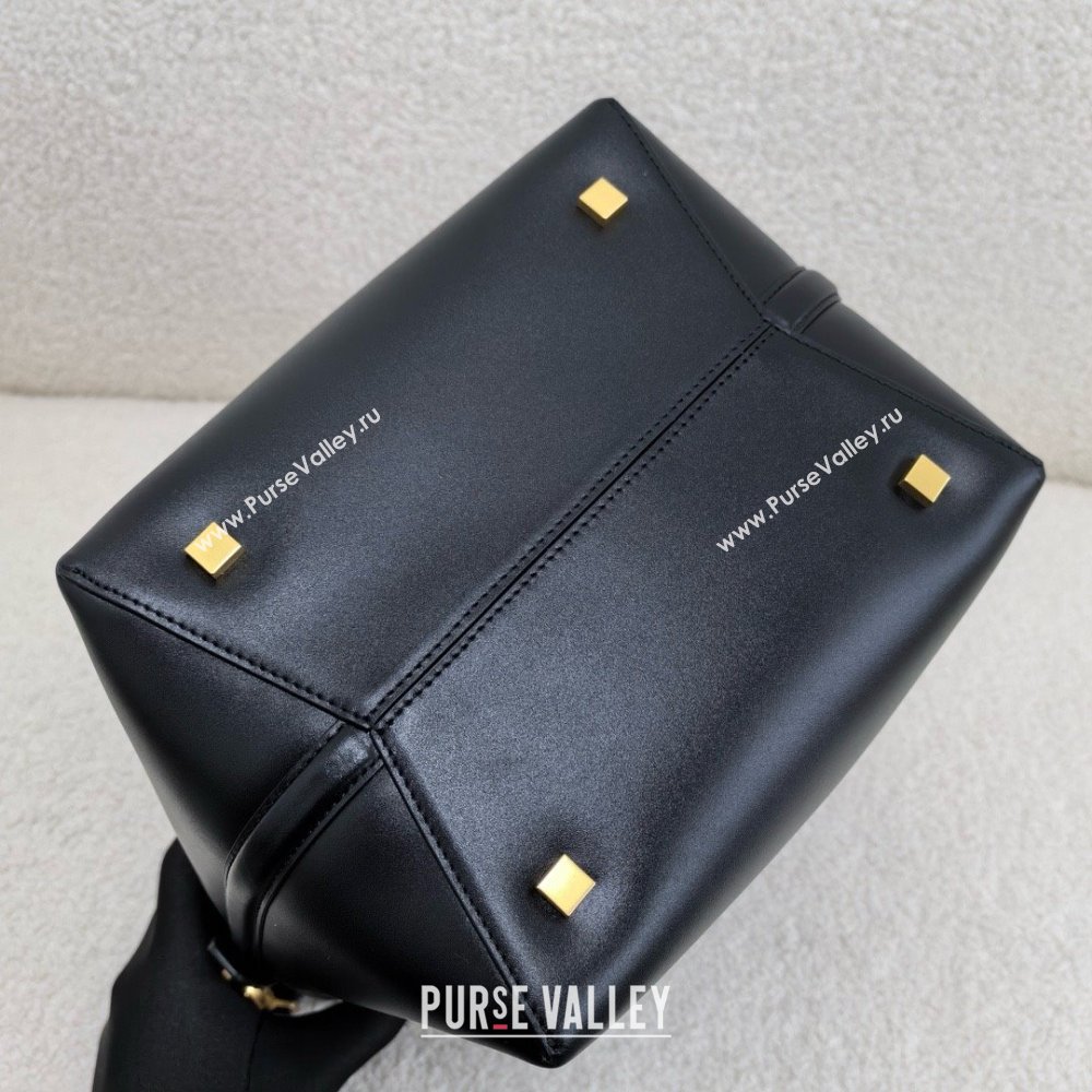 Saint Laurent le 37 large Bag in shiny leather black(original quality) (bige-240408-13)