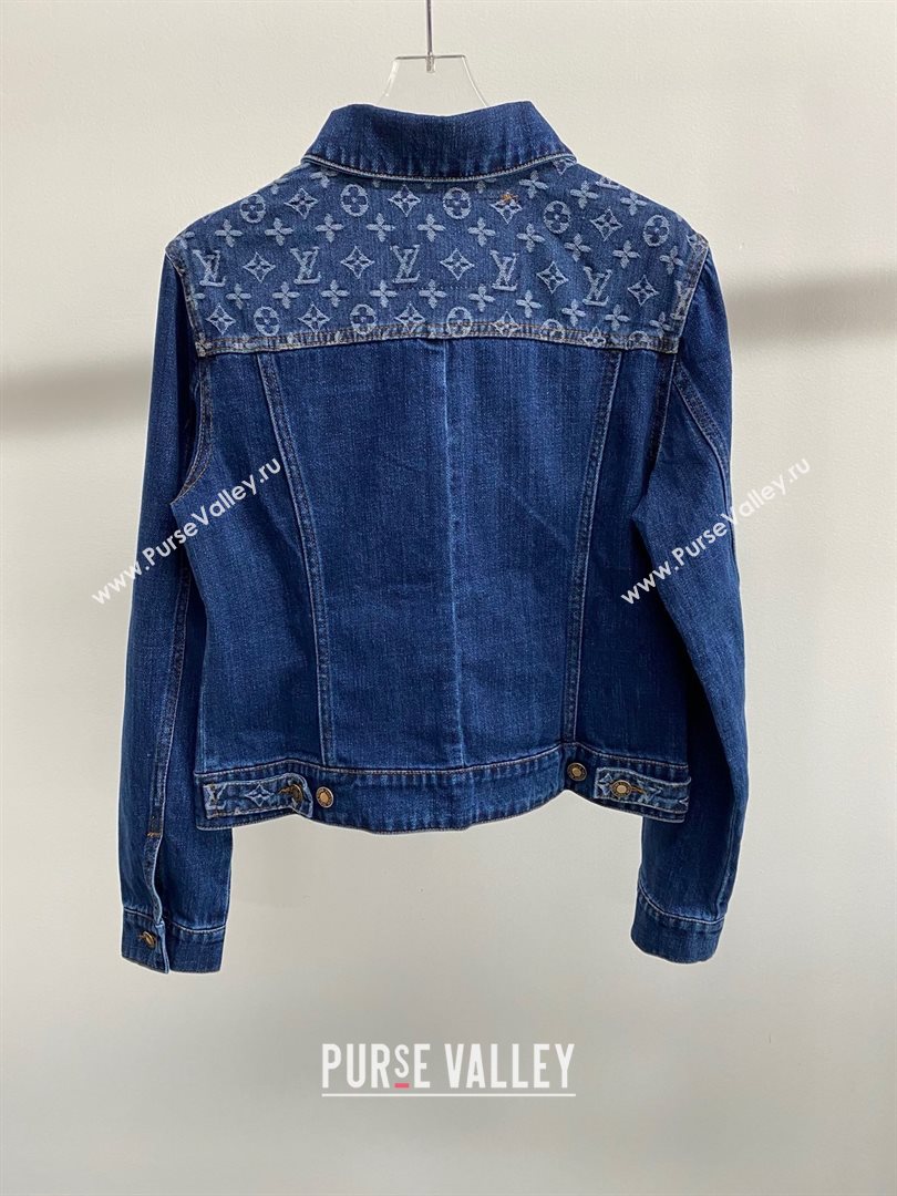 louis vuitton blue denim monogram jacket 2020 (qiqi-201228-10)