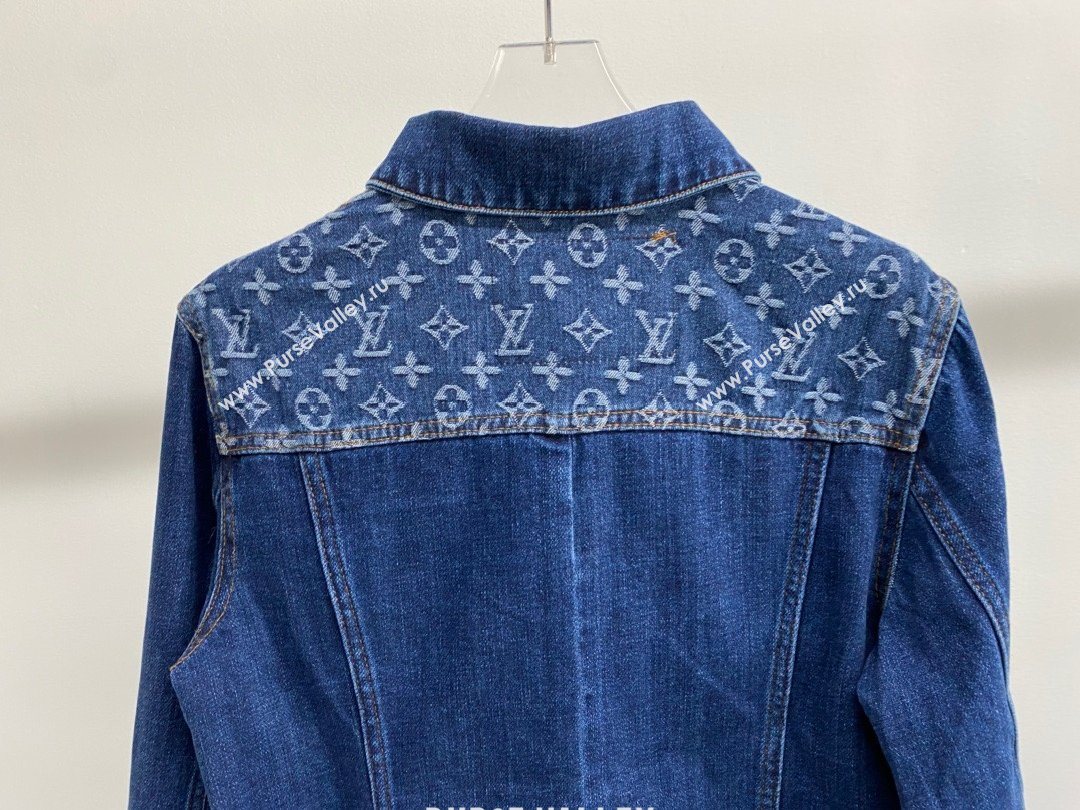 louis vuitton blue denim monogram jacket 2020 (qiqi-201228-10)