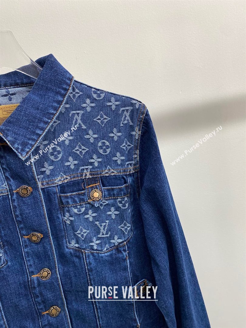 louis vuitton blue denim monogram jacket 2020 (qiqi-201228-10)