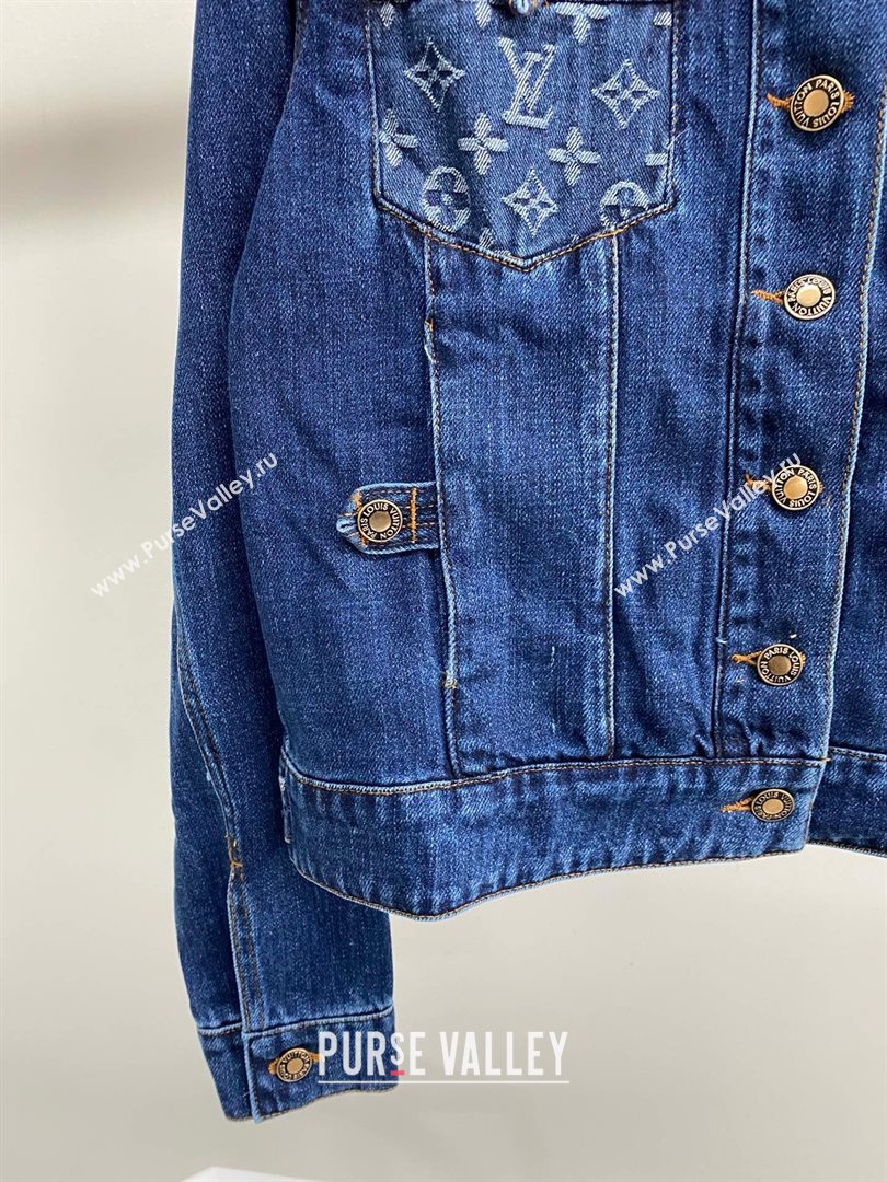 louis vuitton blue denim monogram jacket 2020 (qiqi-201228-10)