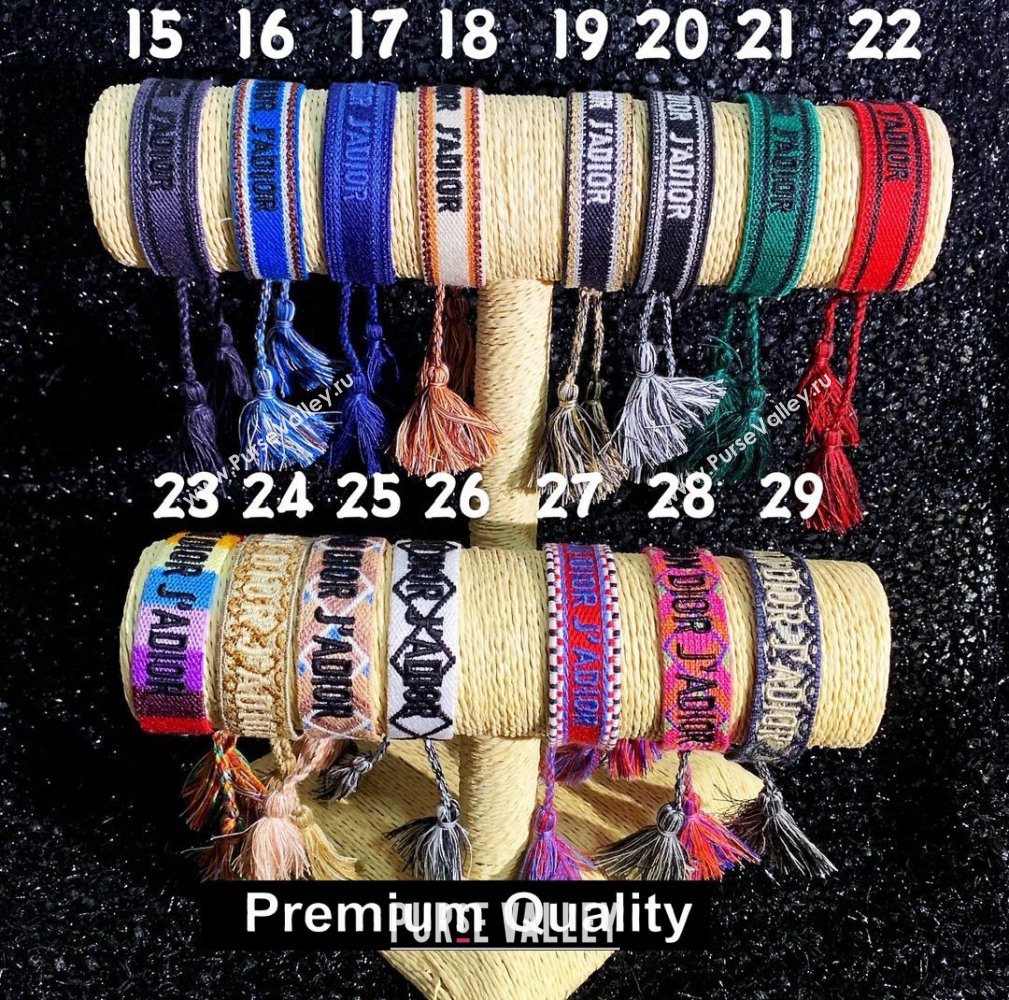 Dior J adior Woven Bracelet 02 (youfang-8937)
