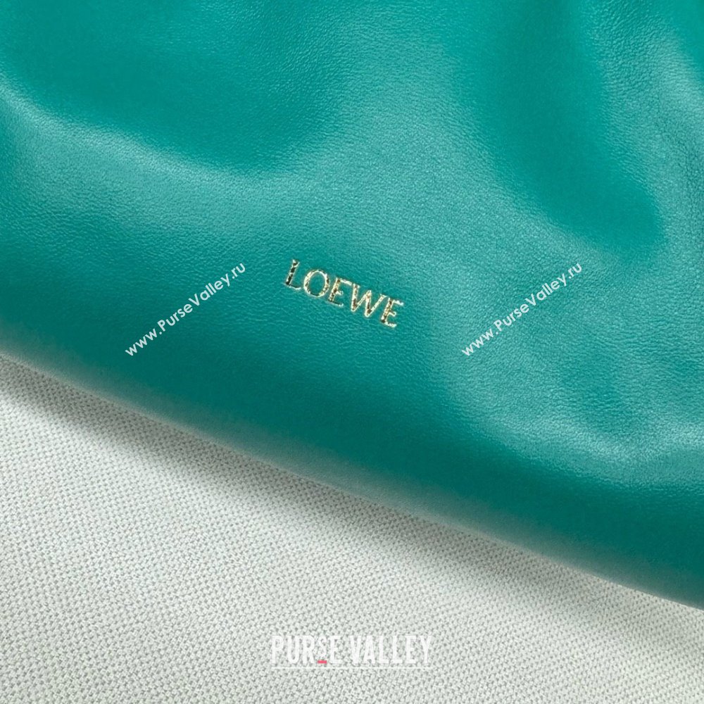 loewe flamenco purse in mellow nappa lambskin 012403 emerald green 2024 (yongsheng-240410-02)