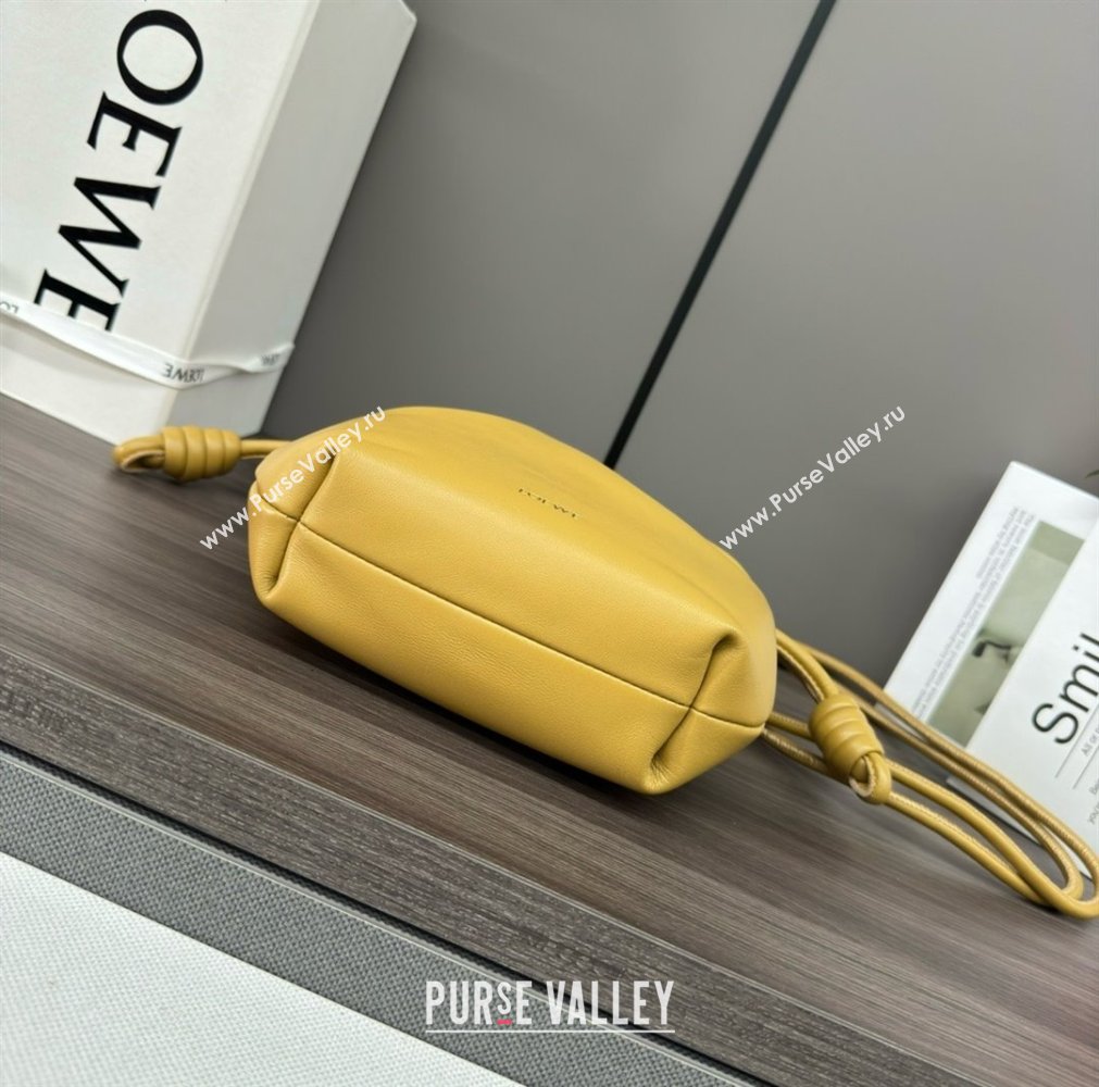 loewe Mini flamenco purse bag in mellow nappa lambskin SAHARA 2024 (yongsheng-240411-06)