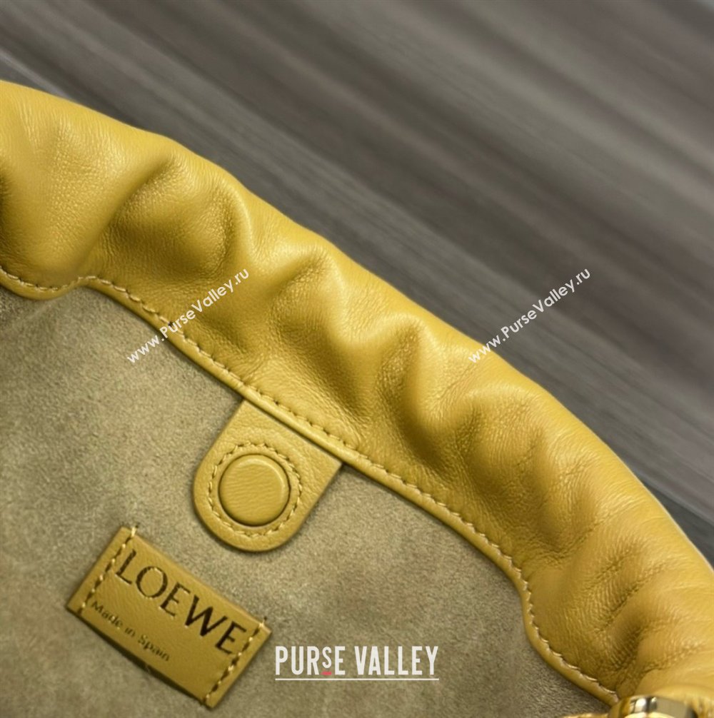 loewe Mini flamenco purse bag in mellow nappa lambskin SAHARA 2024 (yongsheng-240411-06)