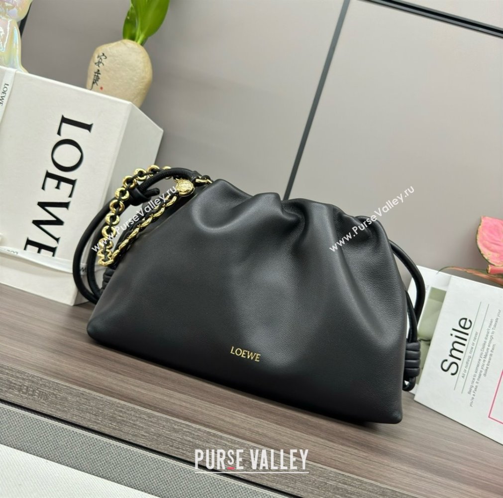 loewe flamenco purse in mellow nappa lambskin 012403 black 2024 (yongsheng-240410-04)