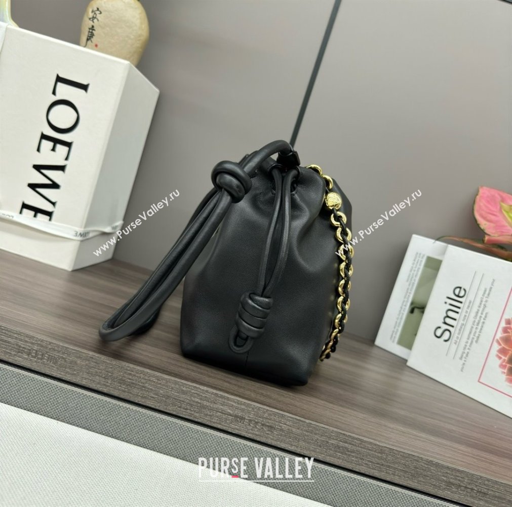 loewe flamenco purse in mellow nappa lambskin 012403 black 2024 (yongsheng-240410-04)