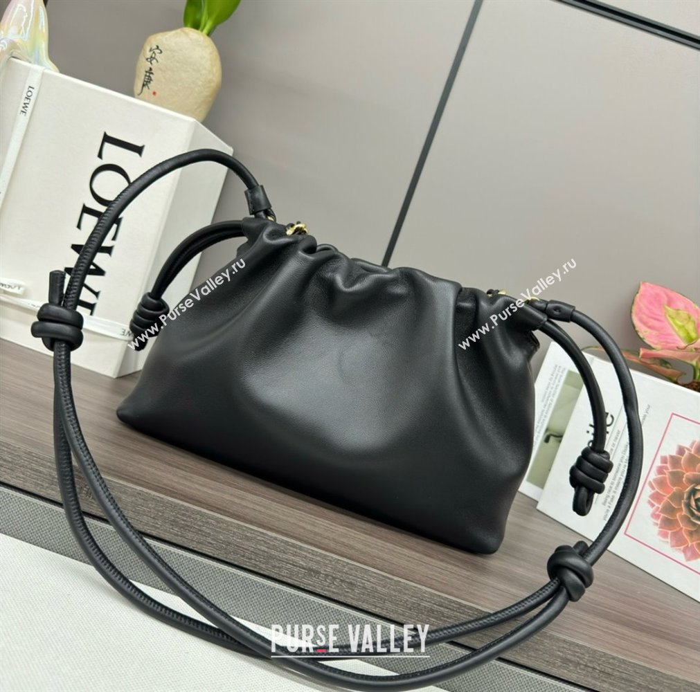 loewe flamenco purse in mellow nappa lambskin 012403 black 2024 (yongsheng-240410-04)