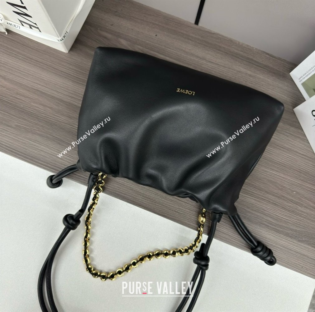 loewe flamenco purse in mellow nappa lambskin 012403 black 2024 (yongsheng-240410-04)