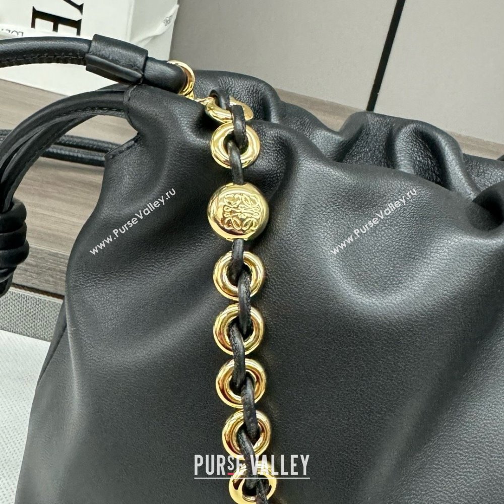 loewe flamenco purse in mellow nappa lambskin 012403 black 2024 (yongsheng-240410-04)