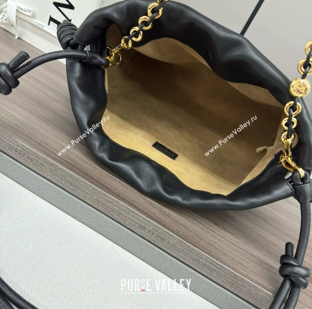 loewe flamenco purse in mellow nappa lambskin 012403 black 2024 (yongsheng-240410-04)