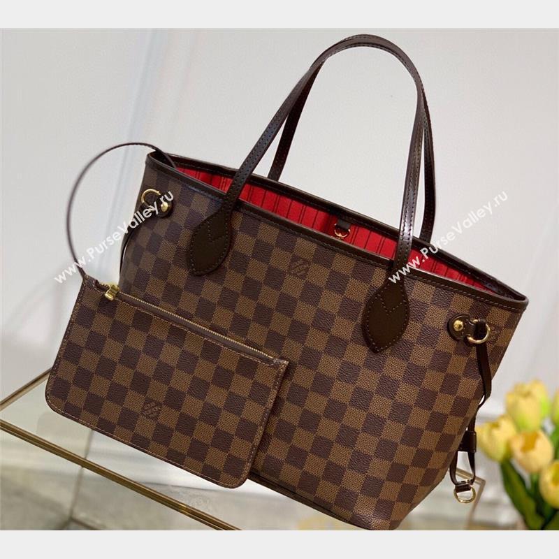 Louis Vuitton Damier Ebene Canvas Neverfull PM Bag N41359 2023 (kiki-23101824)