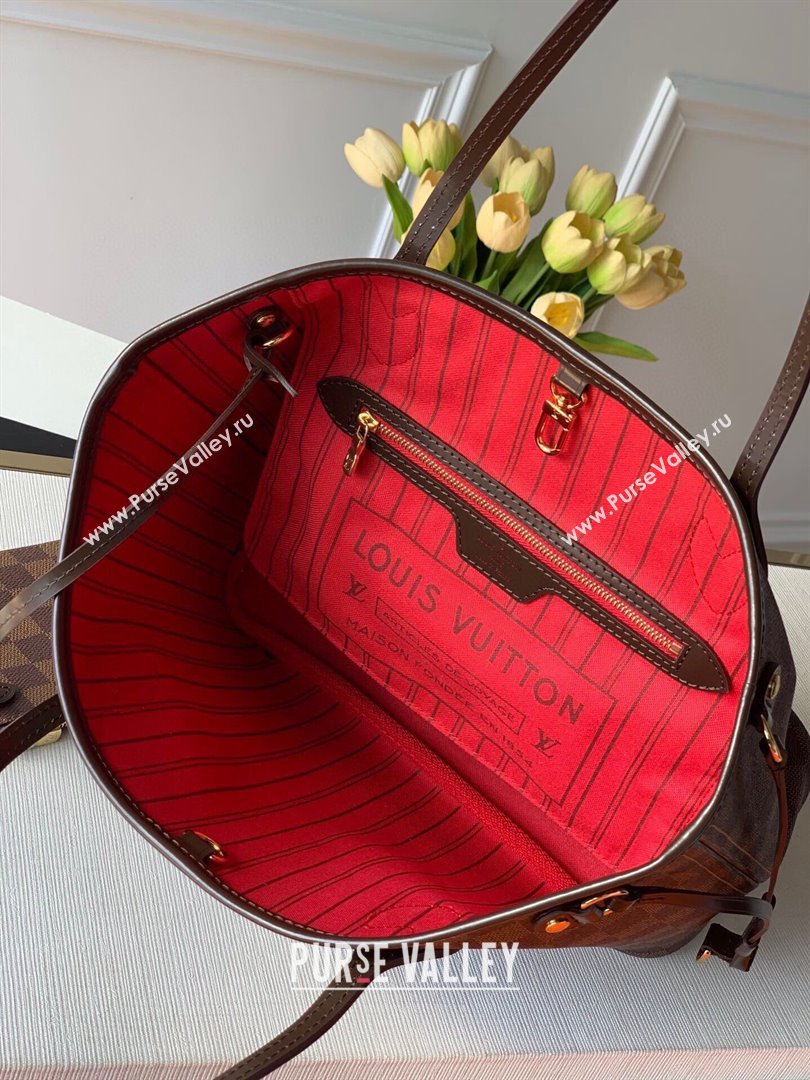 Louis Vuitton Damier Ebene Canvas Neverfull PM Bag N41359 2023 (kiki-23101824)