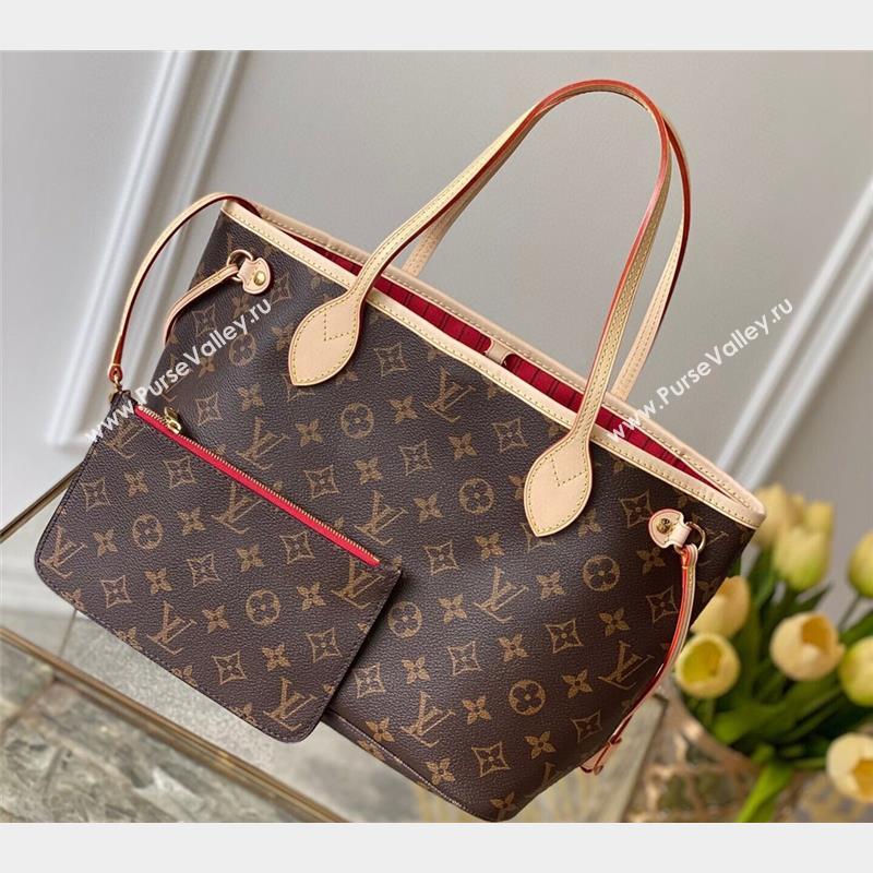 Louis Vuitton Monogram Canvas Neverfull PM Bag M41245 2023 (kiki-23101823)