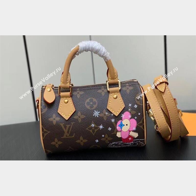 Louis Vuitton Monogram Canvas Nano Speedy Bag M82624 2023 (weijian-23101809)