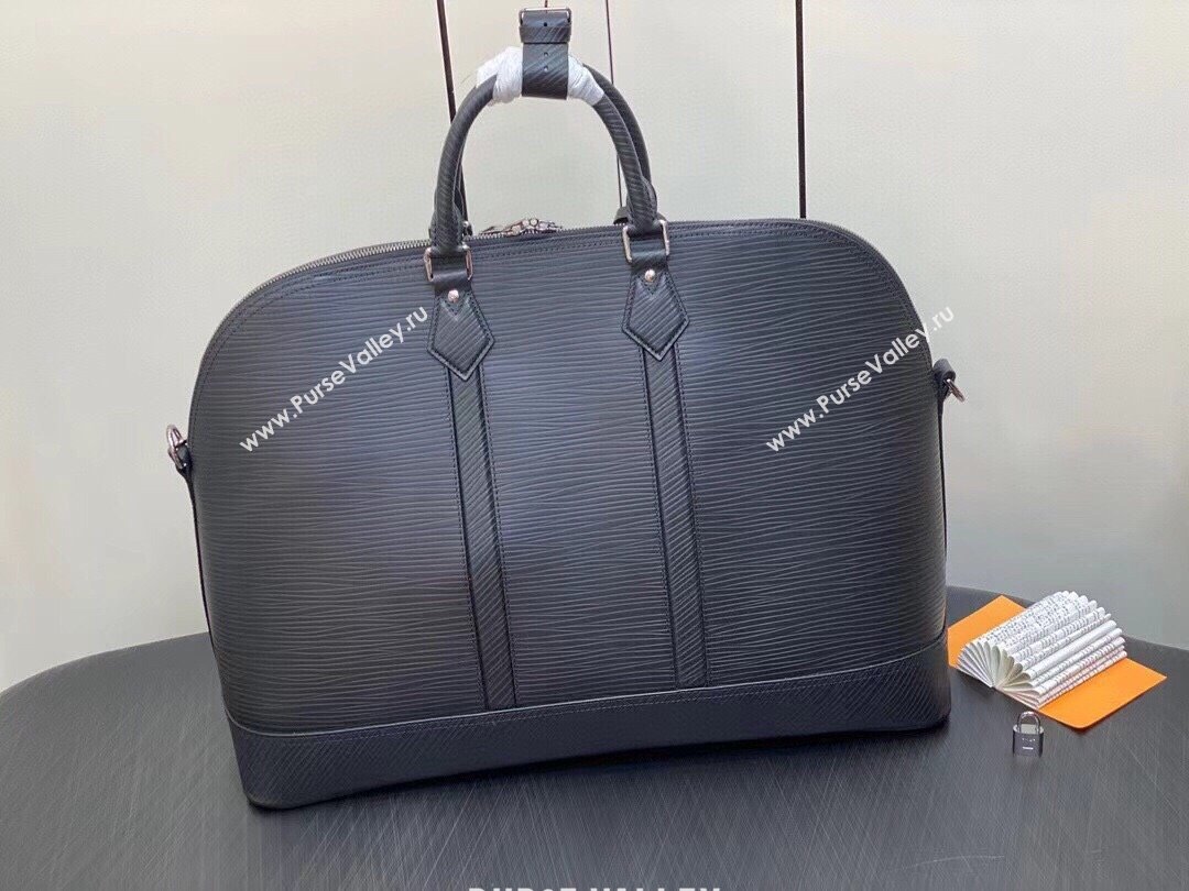 louis vuitton Alma Travel GM BAG in EPI leather black M23717 2023 (weijian-231018-02)