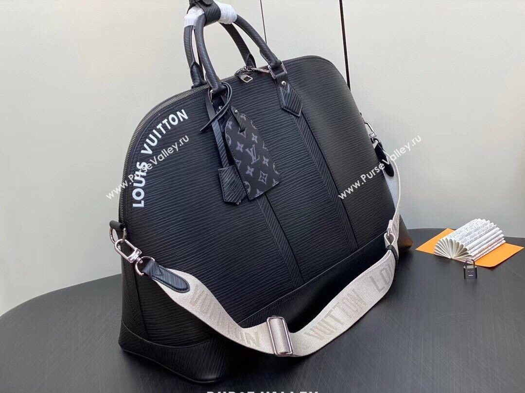 louis vuitton Alma Travel GM BAG in EPI leather black M23717 2023 (weijian-231018-02)