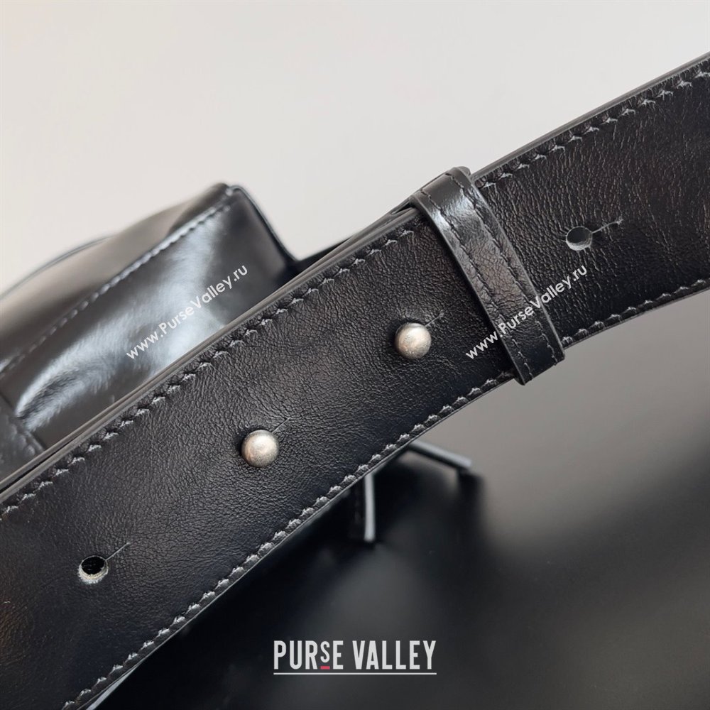 bottega veneta Medium Arco Camera Bag in calfskin black 2023 (misu-230927-03)