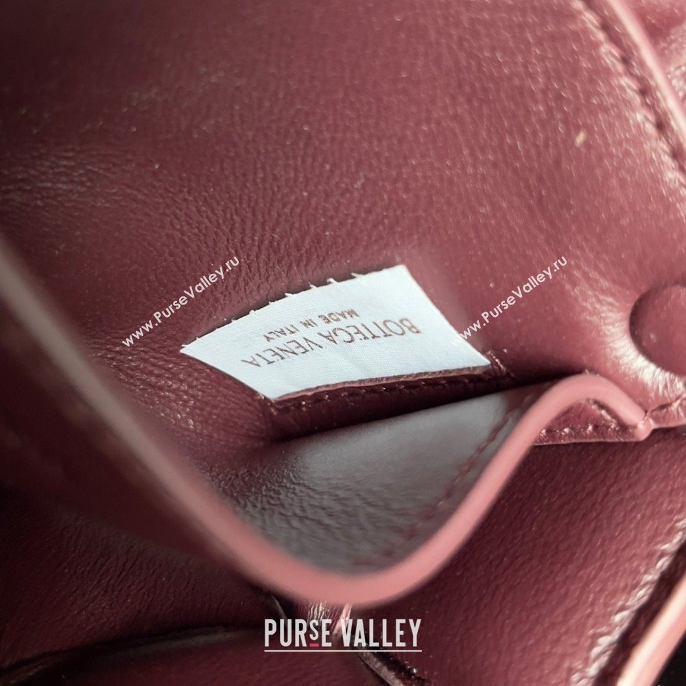 Bottega Veneta Padded Cassette Leather Belt Bag in calfskin barolo 2023 (misu-230928-02)