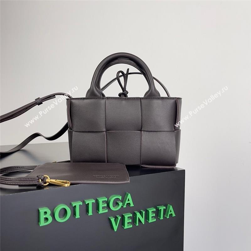 Bottega Veneta Micro intreccio leather Candy Arco Tote Bag fondant 2023 (misu-230927-05)