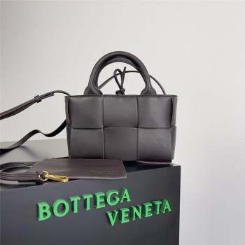 Bottega Veneta Micro intreccio leather Candy Arco Tote Bag fondant 2023 (misu-230927-05)
