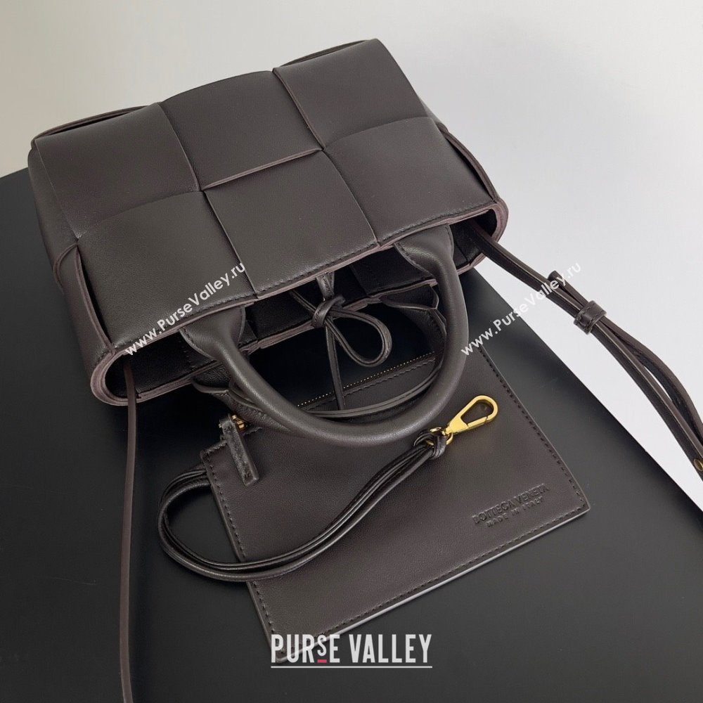 Bottega Veneta Micro intreccio leather Candy Arco Tote Bag fondant 2023 (misu-230927-05)