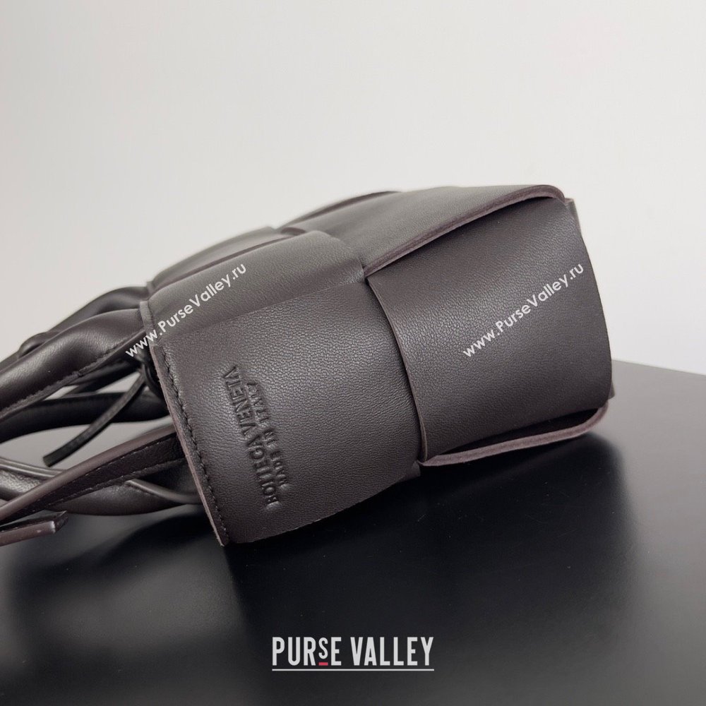 Bottega Veneta Micro intreccio leather Candy Arco Tote Bag fondant 2023 (misu-230927-05)