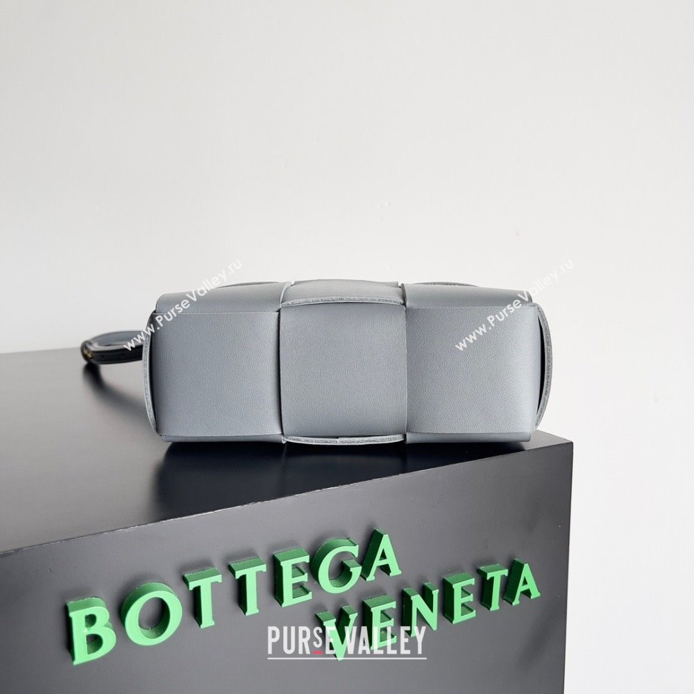 Bottega Veneta Micro intreccio leather Candy Arco Tote Bag thunder 2023 (misu-230927-08)