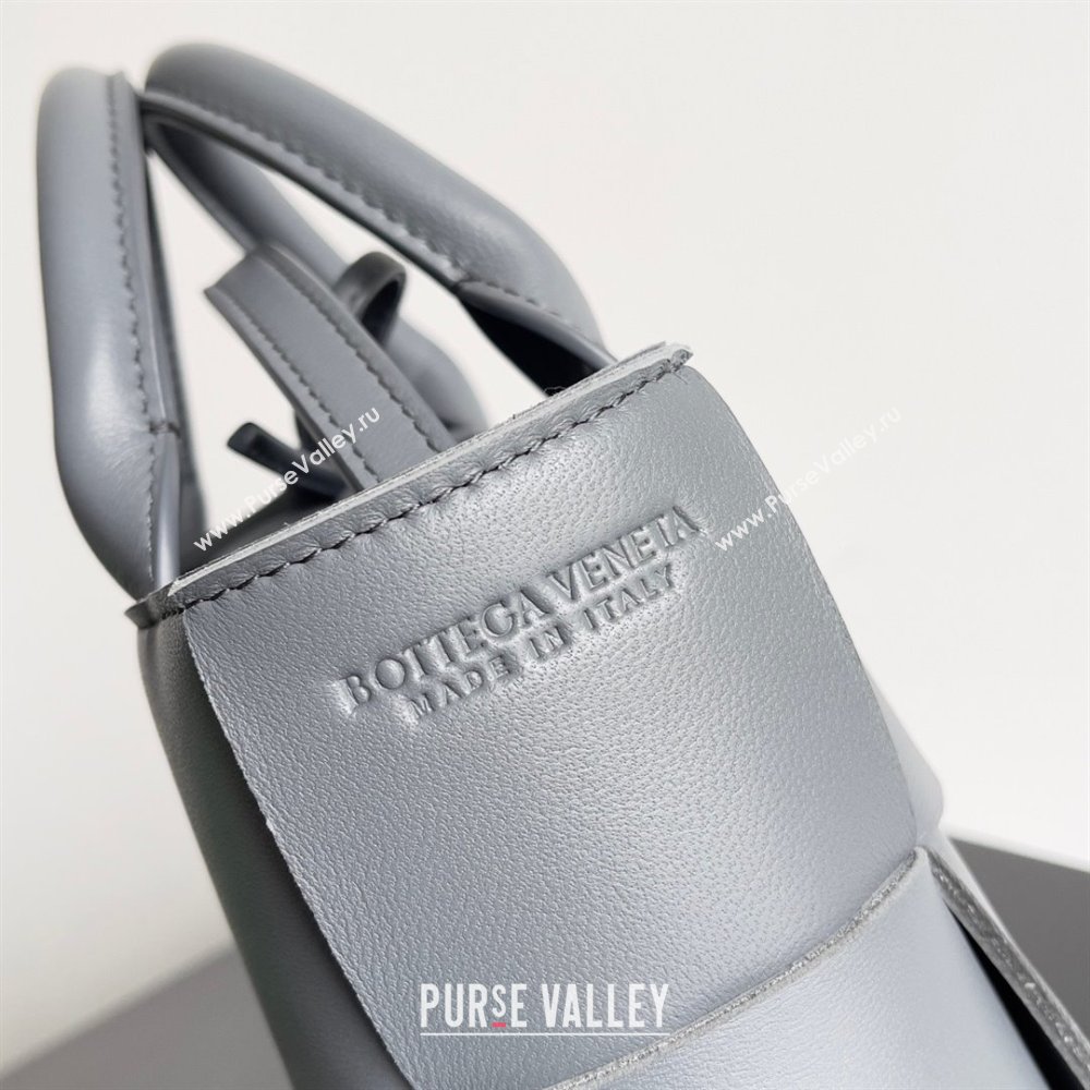 Bottega Veneta Micro intreccio leather Candy Arco Tote Bag thunder 2023 (misu-230927-08)