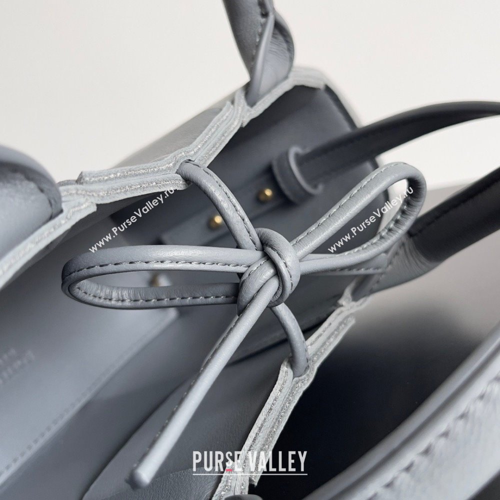 Bottega Veneta Micro intreccio leather Candy Arco Tote Bag thunder 2023 (misu-230927-08)