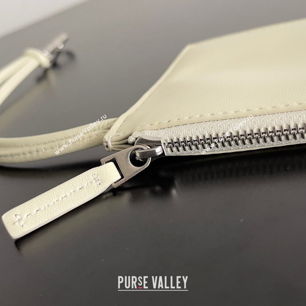 Bottega Veneta Micro intreccio leather Candy Arco Tote Bag black/white 2023 (misu-230927-07)