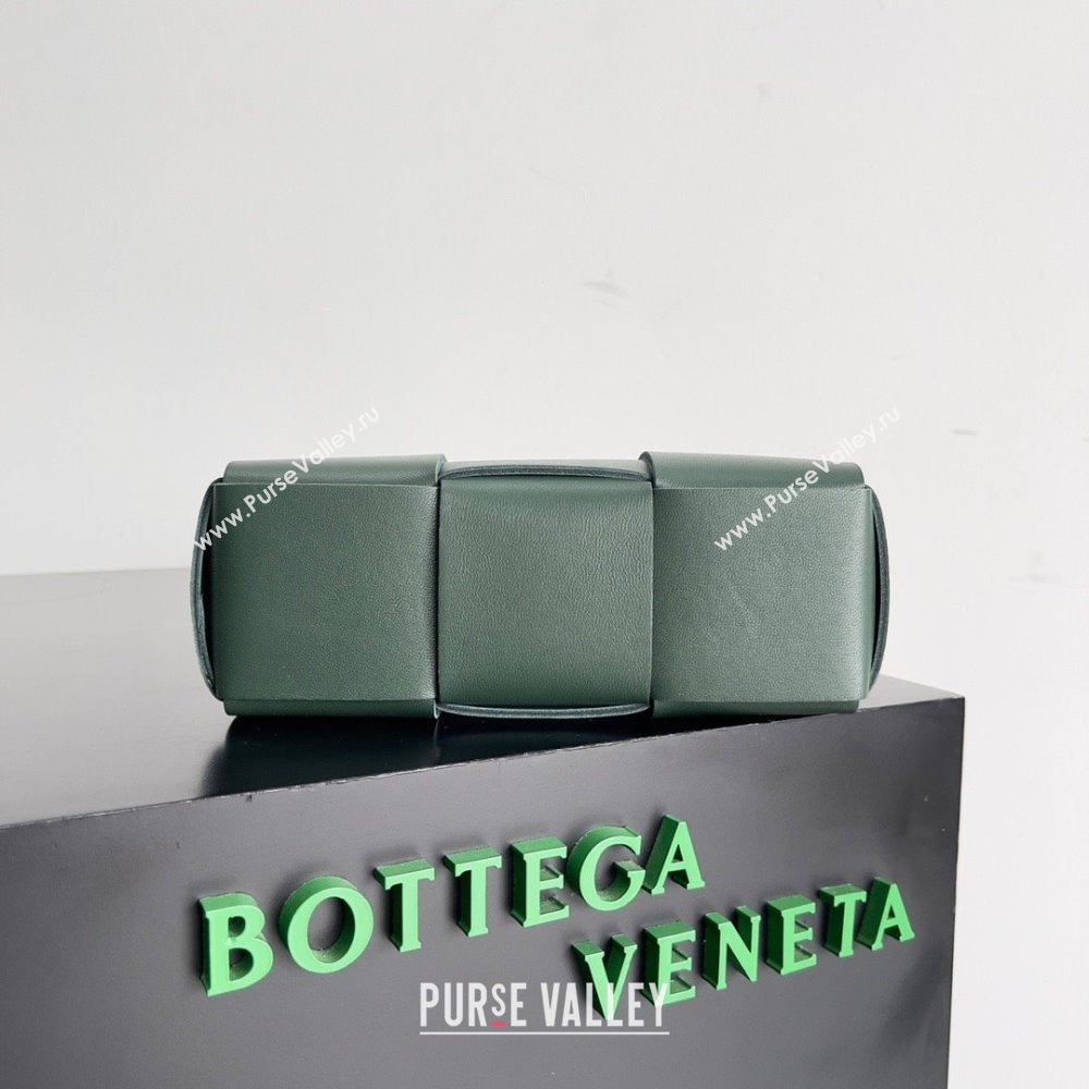 Bottega Veneta Micro intreccio leather Candy Arco Tote Bag RAINTREE 2023 (misu-230927-09)