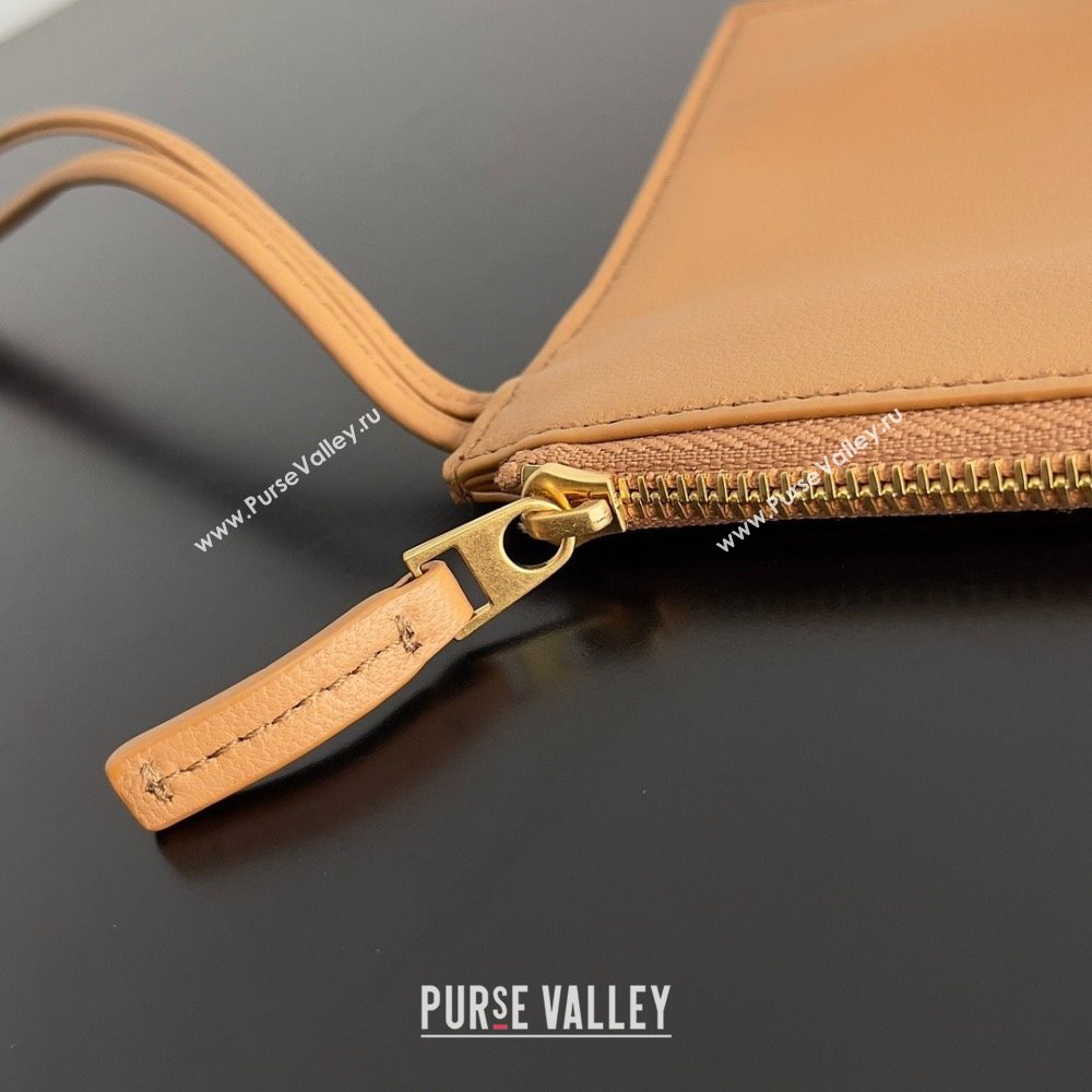 Bottega Veneta Micro intreccio leather Candy Arco Tote Bag wood 2023 (misu-230927-11)