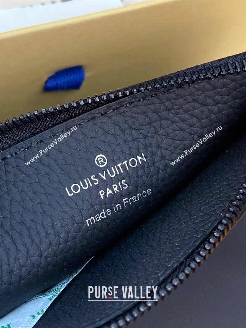 louis vuitton Coin Card Holder M82068 black 2023 (weijian-231019-07)