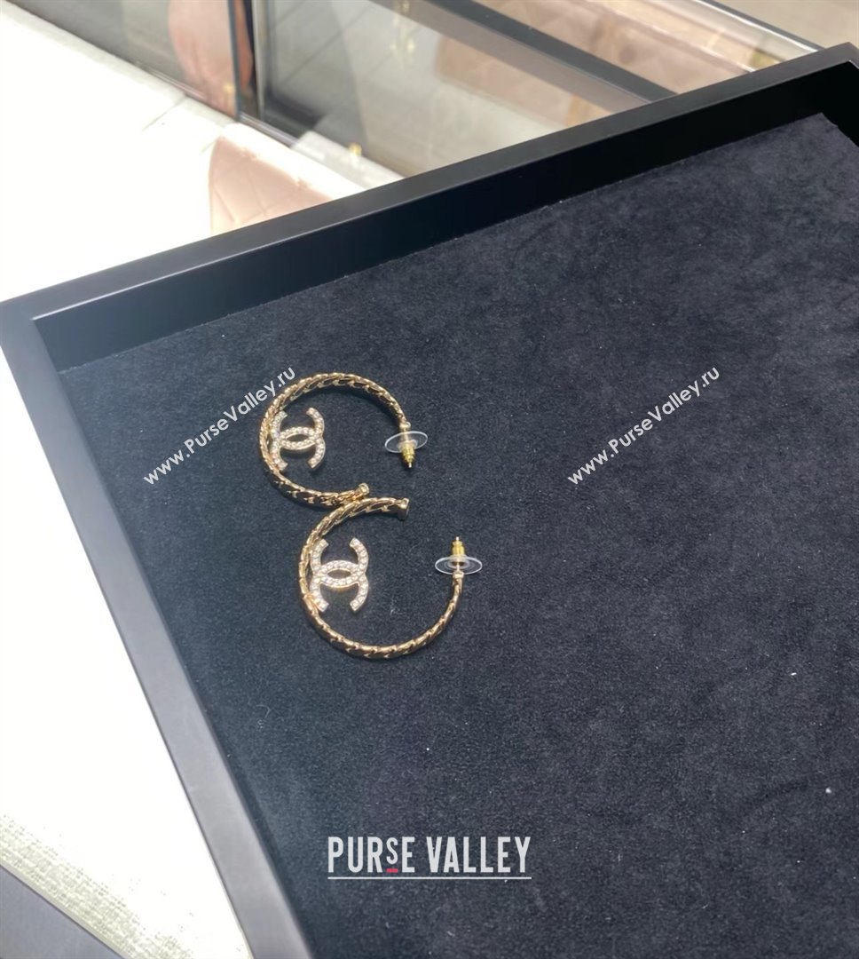 chanel HOOP Earrings ABC900 2024 (YOUFANG-240411-13)