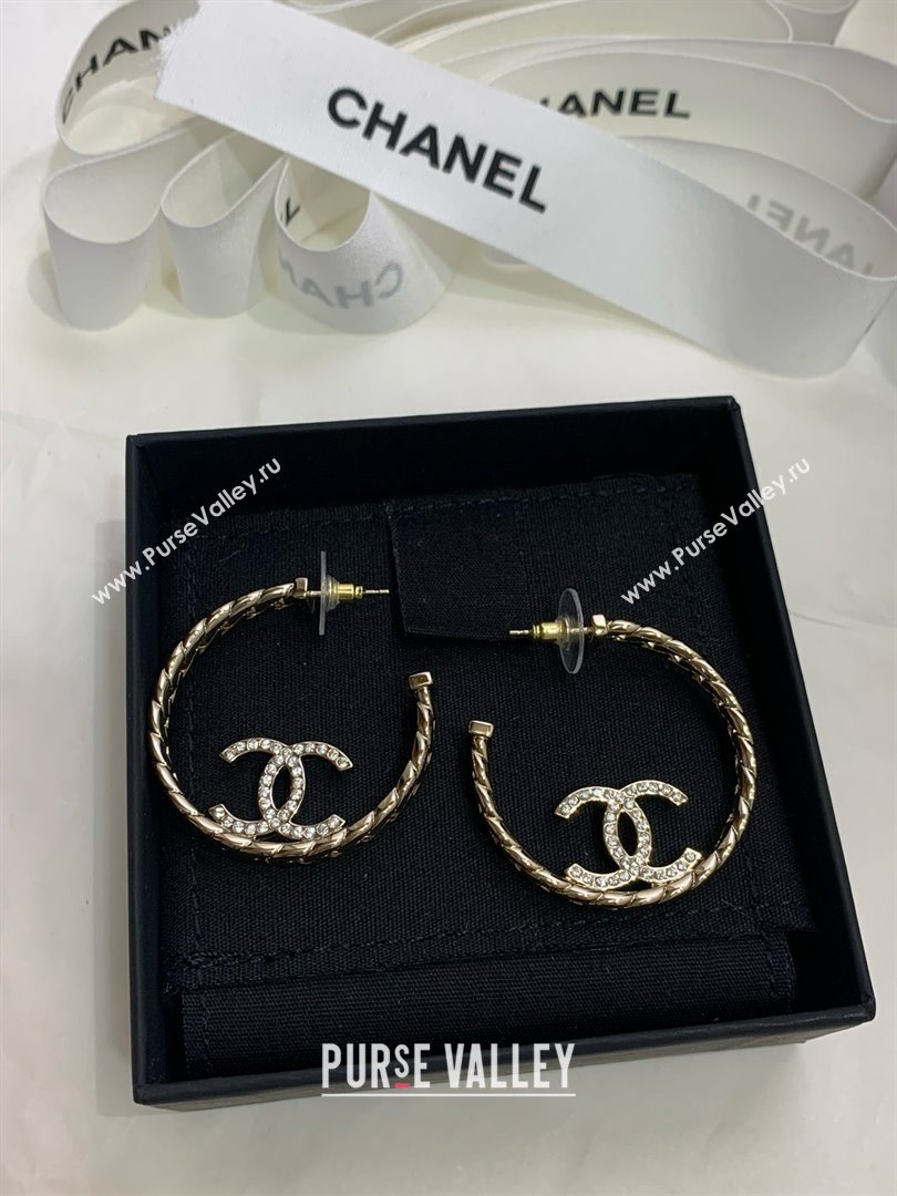 chanel HOOP Earrings ABC900 2024 (YOUFANG-240411-13)
