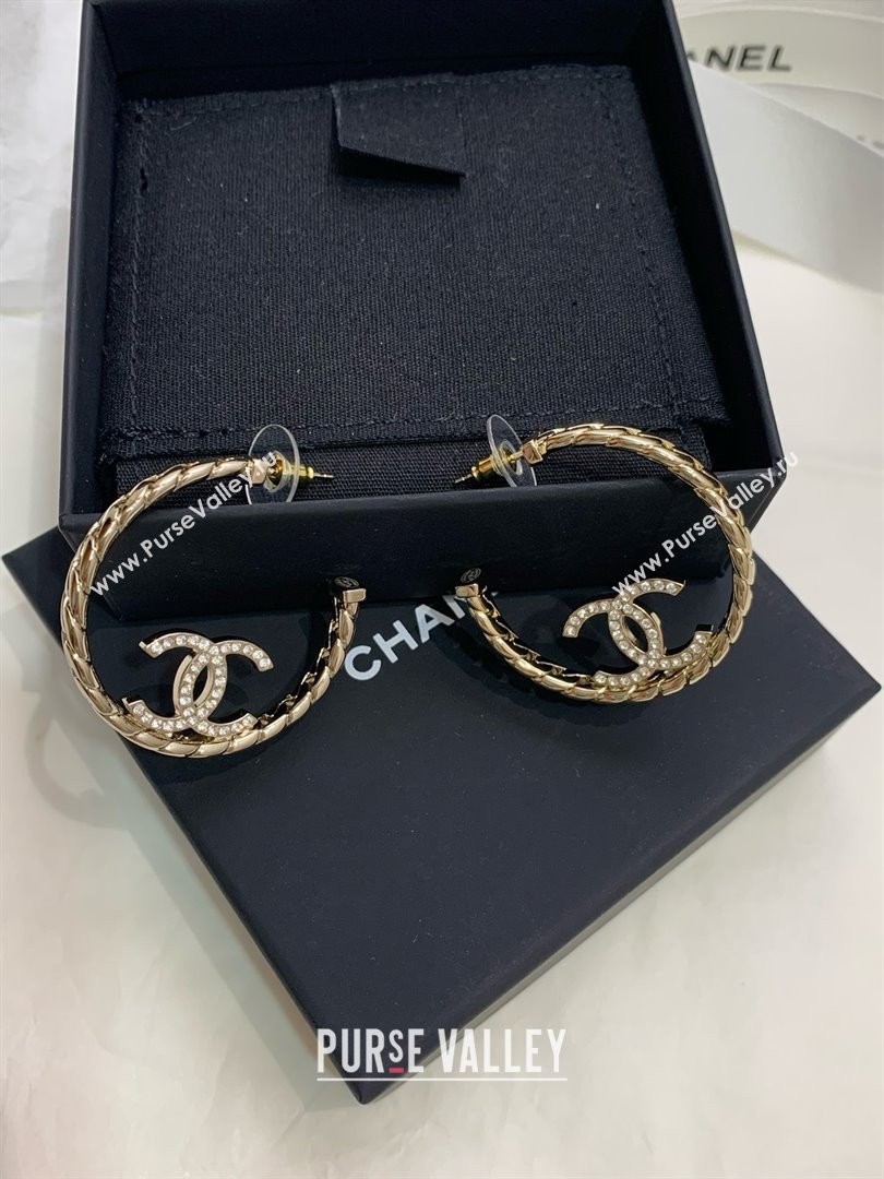 chanel HOOP Earrings ABC900 2024 (YOUFANG-240411-13)
