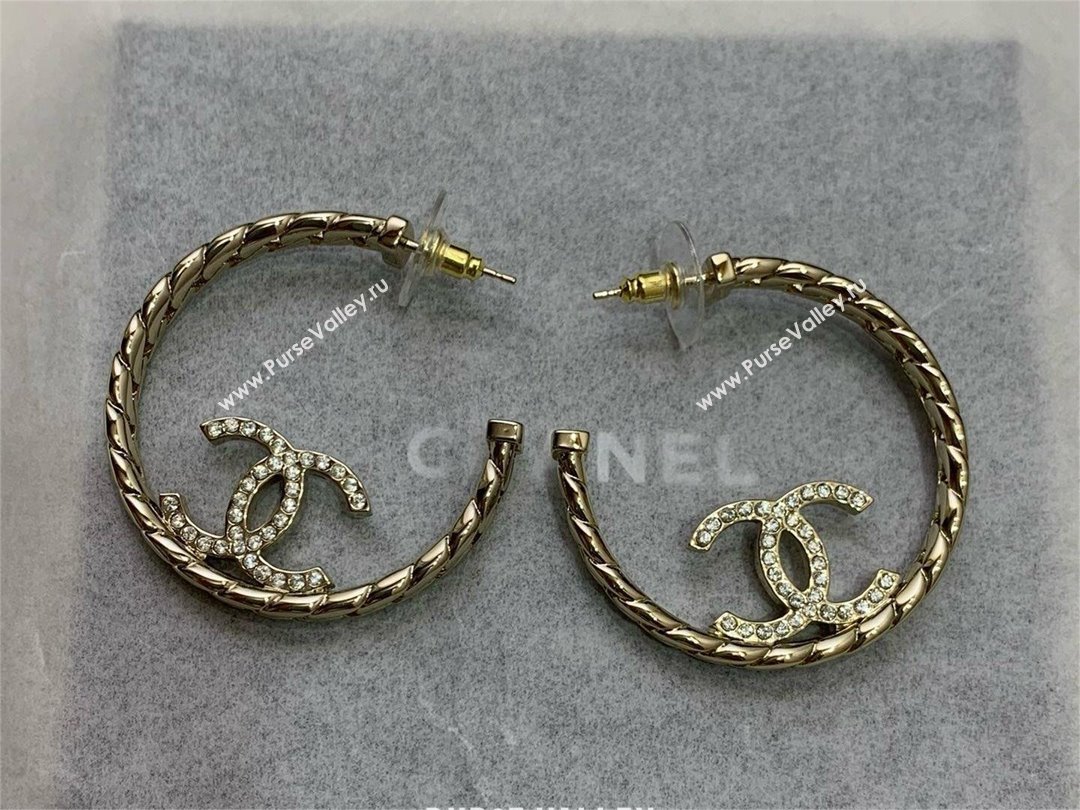 chanel HOOP Earrings ABC900 2024 (YOUFANG-240411-13)