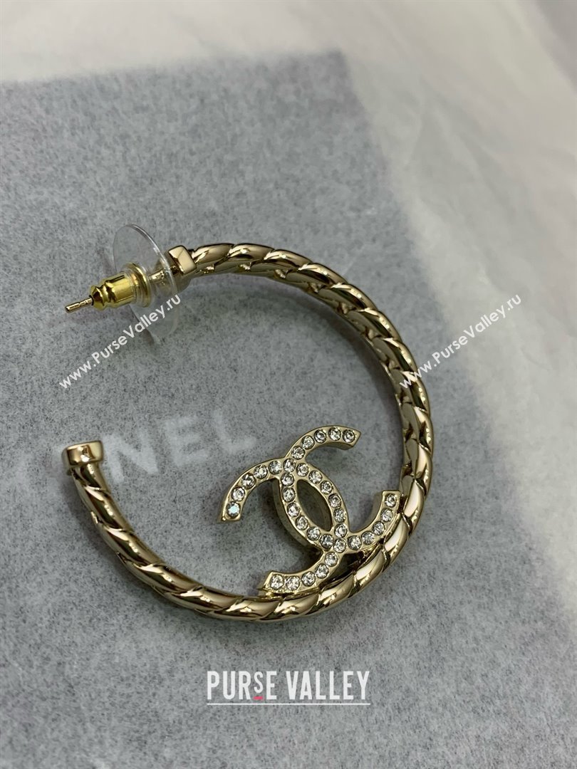 chanel HOOP Earrings ABC900 2024 (YOUFANG-240411-13)