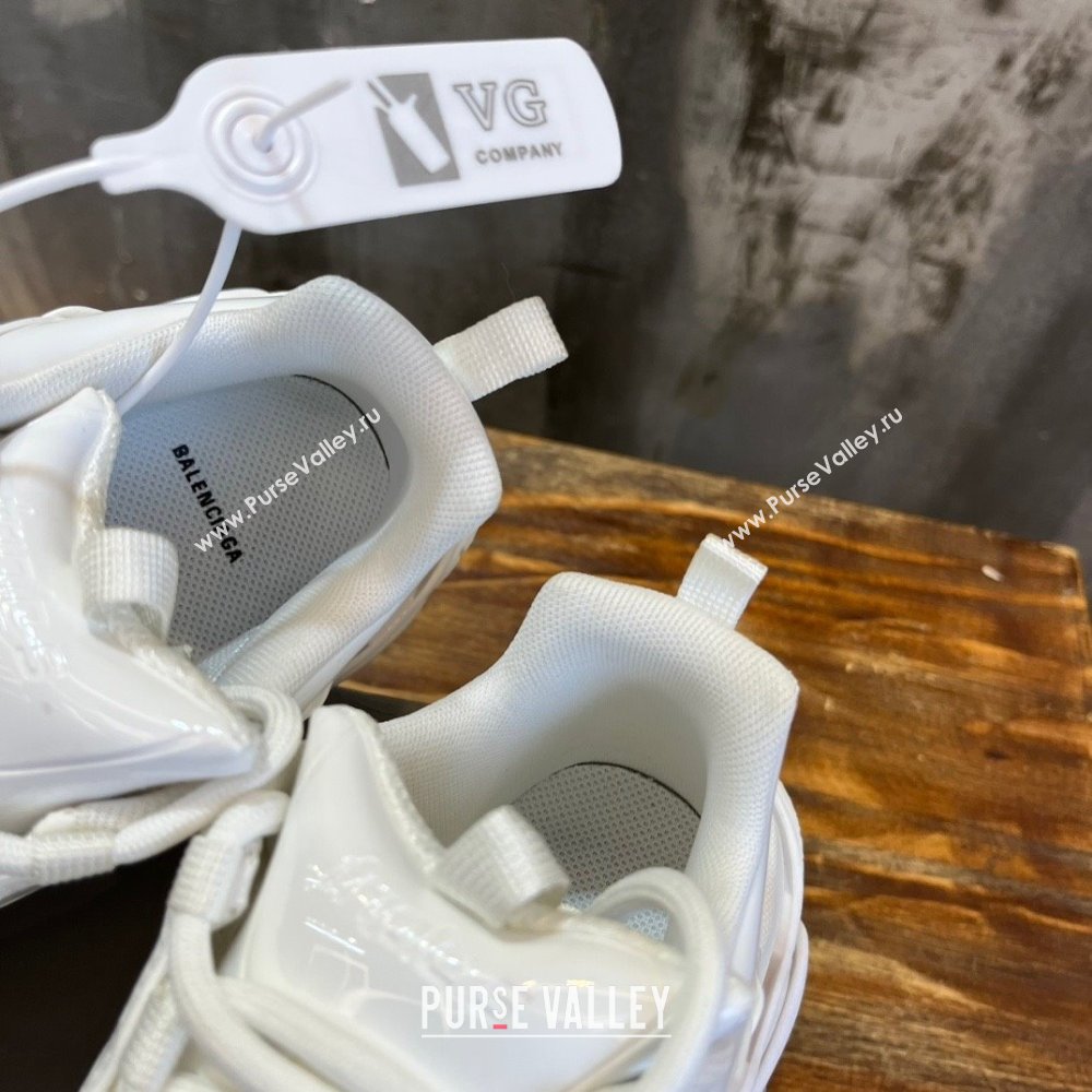 Balenciaga Triple S Sneaker in white rubber 2023 (kaola-231019-01)