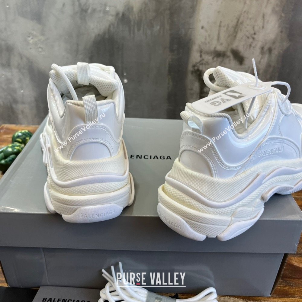 Balenciaga Triple S Sneaker in white rubber 2023 (kaola-231019-01)