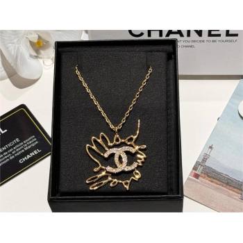 chanel LONG Pendant NECKLACE ABD422 2024 (YOUFANG-240411-17)