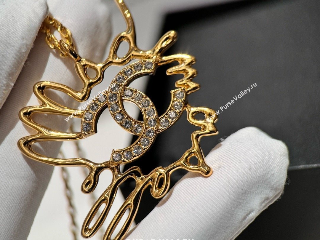 chanel LONG Pendant NECKLACE ABD422 2024 (YOUFANG-240411-17)