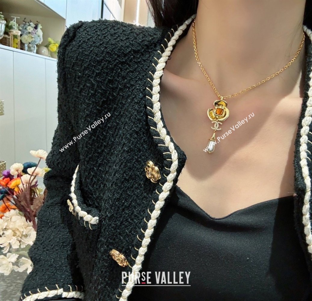 chanel Pendant NECKLACE ABD296 2024 (YOUFANG-240411-16)