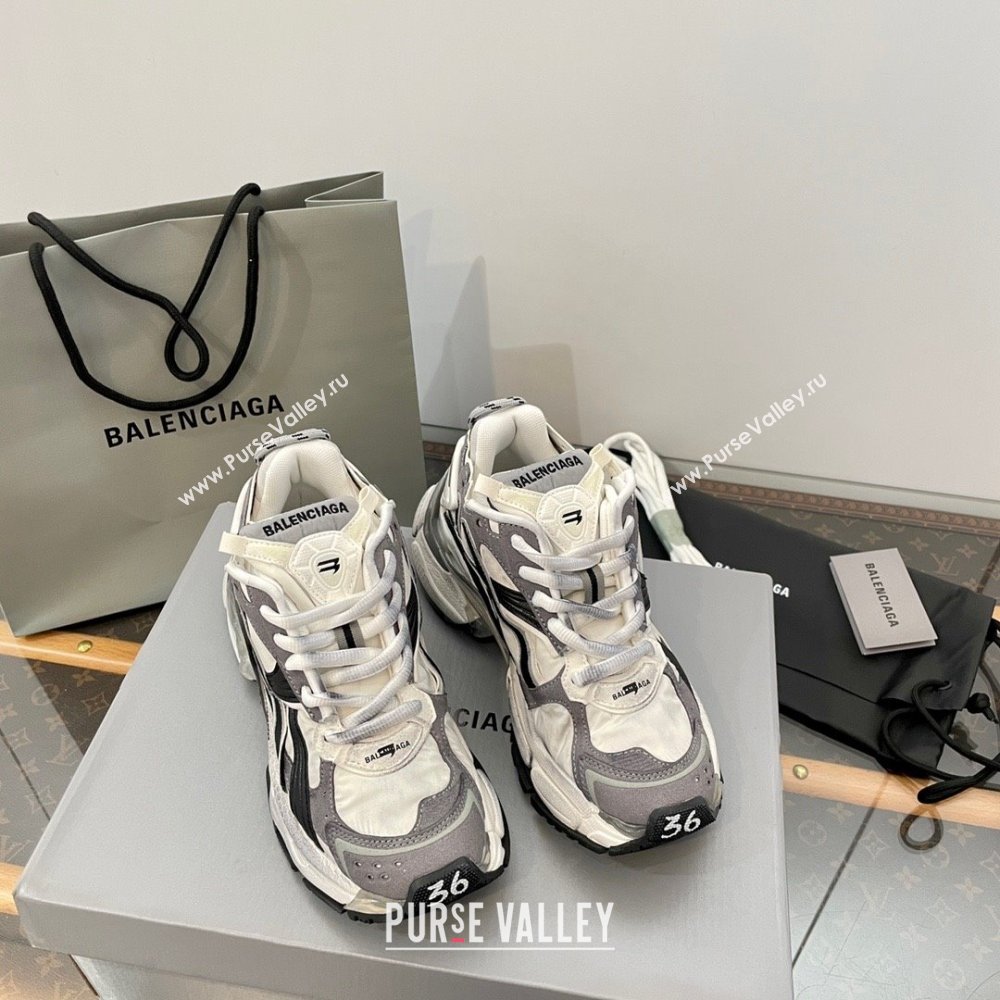 Balenciaga Runner Sneaker in grey, white and black 2023 (kaola-231020-03)